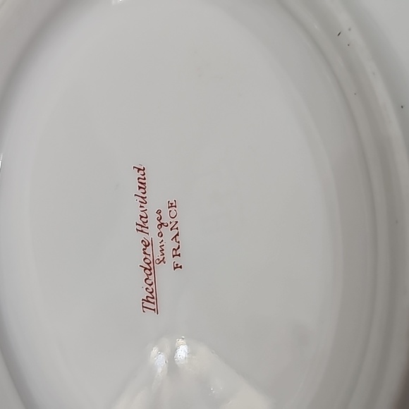 Limoges Haviland Gravey Boat w/saucer Pink Rosee - Picture 7 of 7